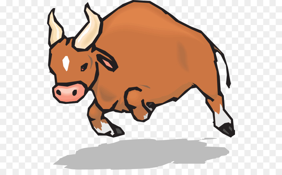 Charging Bull Cattle Clip art - Charge Cliparts png download - 600*543 - Free Transparent Charging Bull png Download.