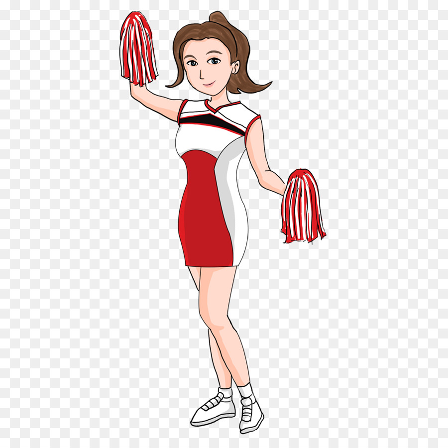 Cheerleading uniform Clip art - Cheerleader PNG Transparent Image png download - 500*899 - Free Transparent  png Download.