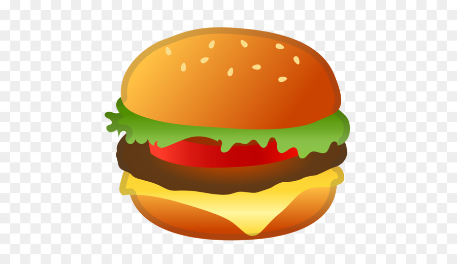 Cheeseburger Hamburger Emoji Google - hamburger png download - 512*512 - Free Transparent Cheeseburger png Download.