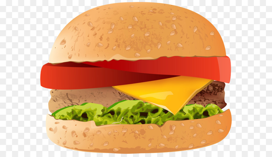 Hamburger Hot dog Cheeseburger Fast food Clip art - Hamburger PNG Clip Art Image png download - 6000*4764 - Free Transparent Hamburger png Download.