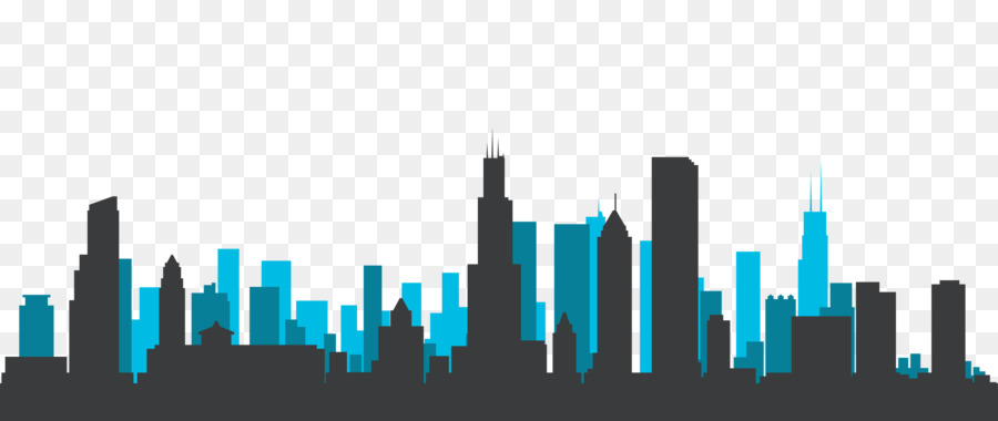 Chicago Skyline Silhouette Royalty-free - Silhouette png download - 2560*1080 - Free Transparent Chicago png Download.