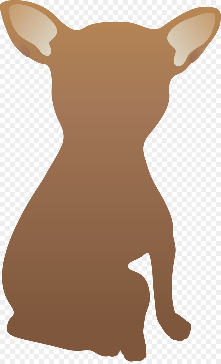 Chihuahua Puppy Live television Clip art - Hand painted brown puppy png download - 1501*2452 - Free Transparent Chihuahua png Download.