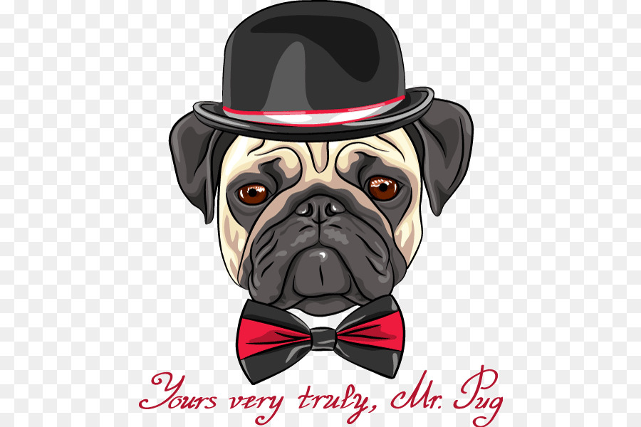 Pug French Bulldog Chihuahua Vector graphics Clip art - puppy png download - 512*600 - Free Transparent Pug png Download.