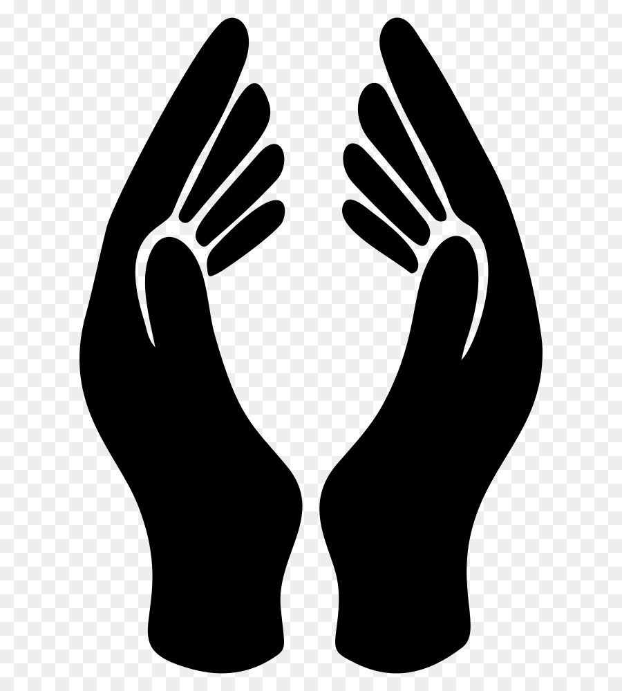 Praying Hands Silhouette Clip art - Silhouette png download - 706*1000 - Free Transparent Praying Hands png Download.