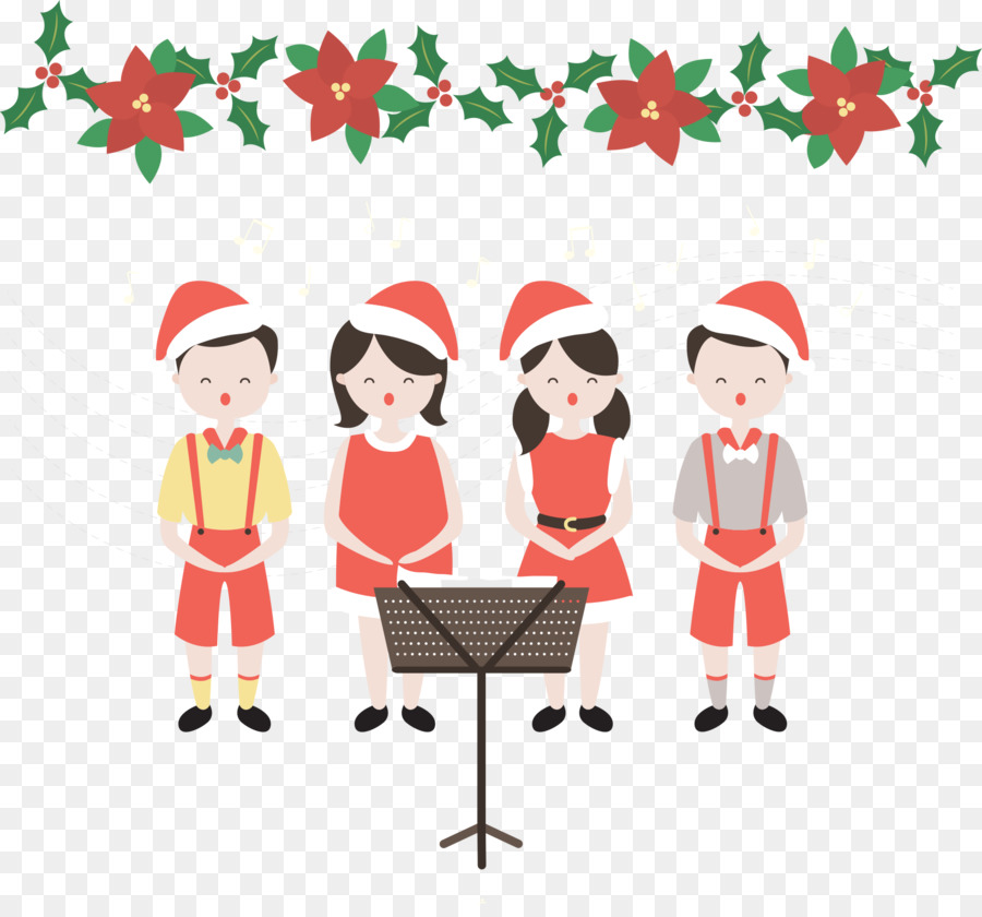 Christmas Concert Choir Singing Child - Children singing Christmas png download - 1767*1625 - Free Transparent  png Download.