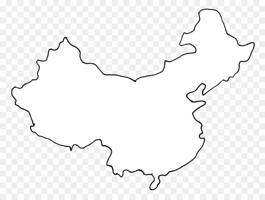 Black and white China Map - China png download - 2108*1579 - Free Transparent White png Download.