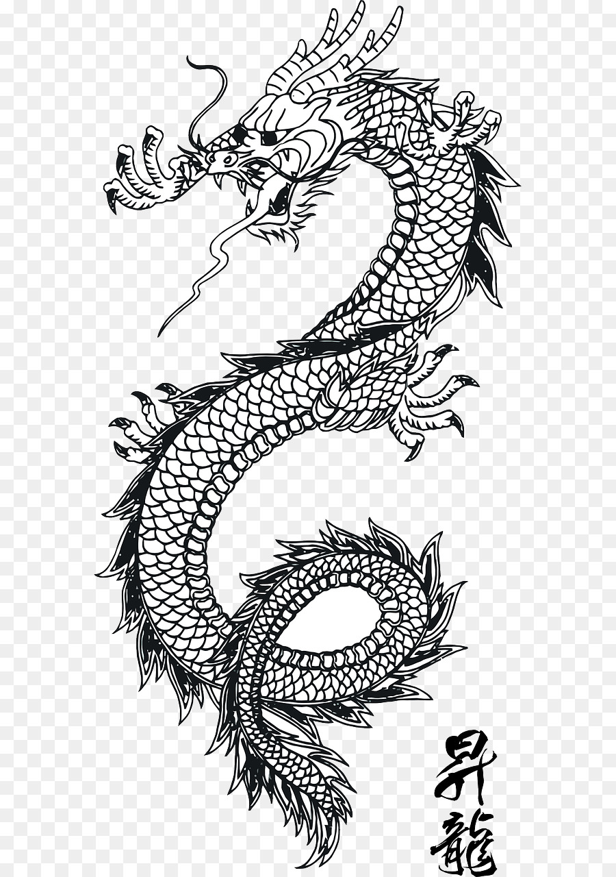 Chinese dragon China Japanese dragon Tattoo - China png download - 640*1280 - Free Transparent Chinese Dragon png Download.