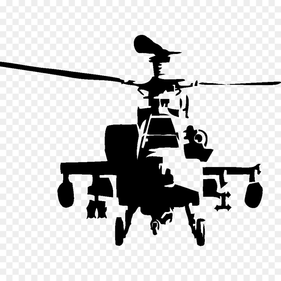 Stencil Boeing AH-64 Apache Boeing CH-47 Chinook Art - apache helicopter clipart png download - 974*974 - Free Transparent Stencil png Download.