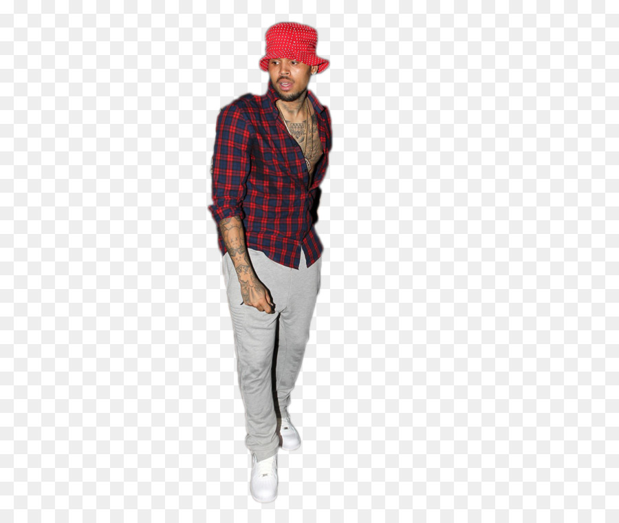 Tartan Maroon Hat - Chris Brown png download - 489*750 - Free Transparent Tartan png Download.