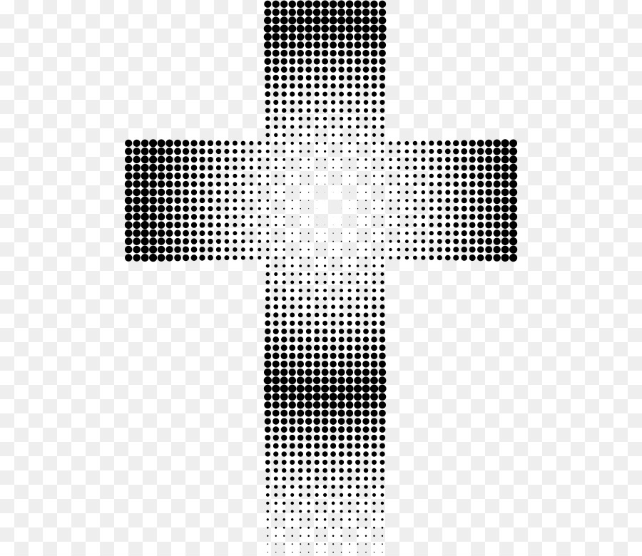 Halftone Christian cross Clip art - halftone png download - 552*776 - Free Transparent Halftone png Download.