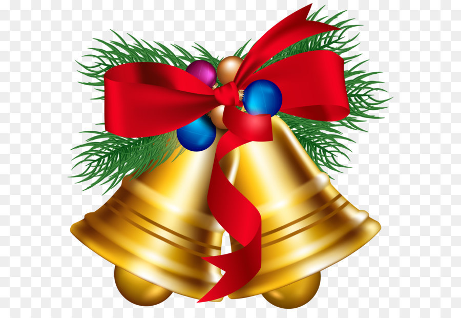 Christmas Jingle bell Clip art - Christmas Bells with Christmas Ballls PNG Clipart Image png download - 4000*3741 - Free Transparent Christmas  png Download.