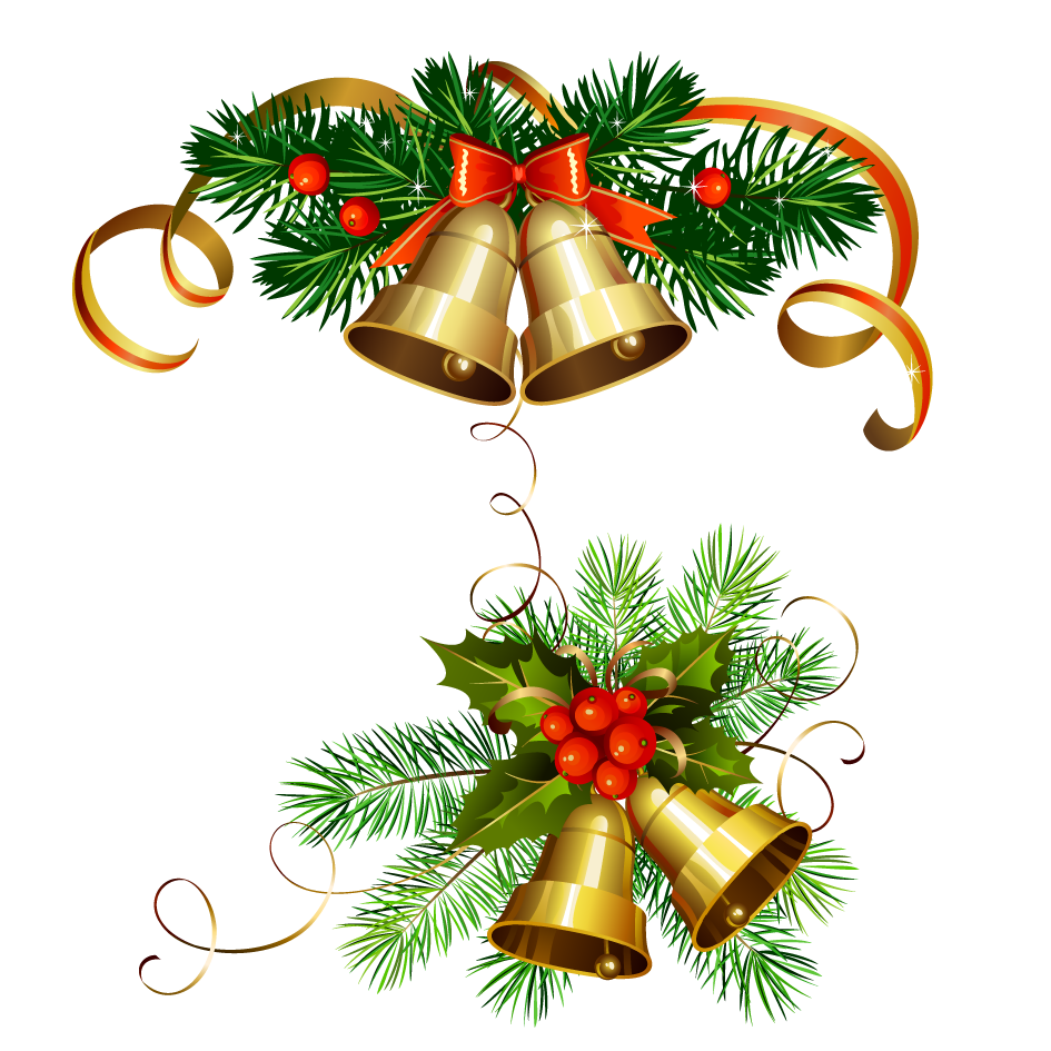 Santa Claus Christmas decoration Clip art - Christmas bells png ...