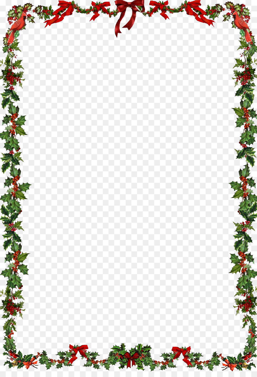 Christmas ornament Santa Claus Clip art - Christmas Frame PNG Clipart png download - 900*1305 - Free Transparent Christmas  png Download.