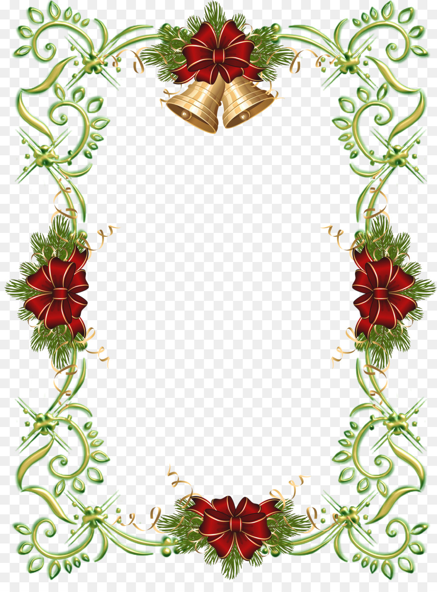 Borders and Frames Christmas Santa Claus Clip art - ornament frame png download - 3500*4667 - Free Transparent BORDERS AND FRAMES png Download.
