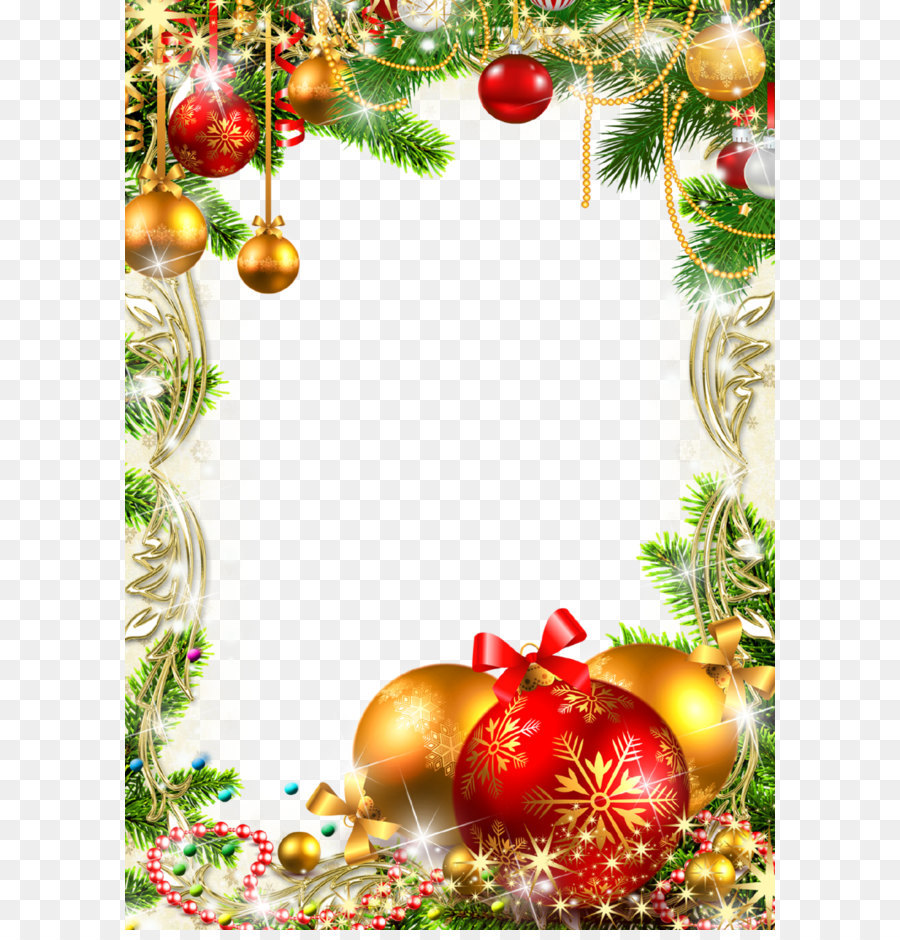 Christmas Picture frame Clip art - Christmas decoration PNG png download - 895*1280 - Free Transparent Santa Claus png Download.