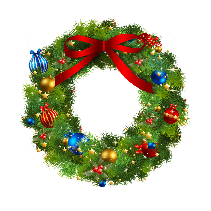 Christmas Wreath Garland Clip art - Christmas wreath png download - 1277*1277 - Free Transparent Wreath png Download.