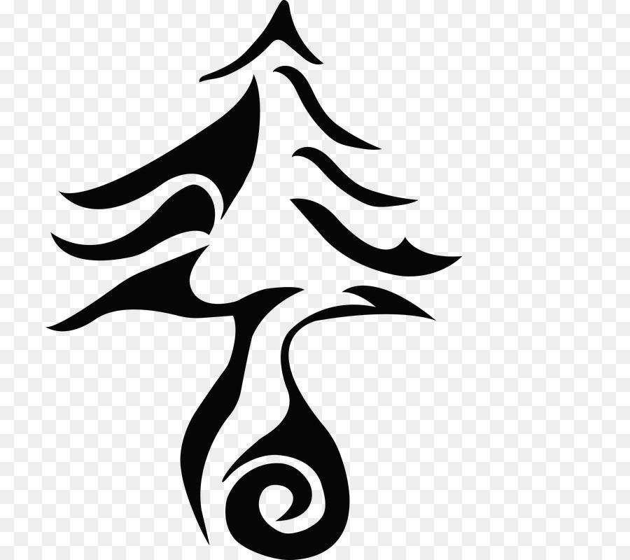 Christmas tree Silhouette Black Clip art - christmas tree png download - 842*800 - Free Transparent Christmas Tree png Download.