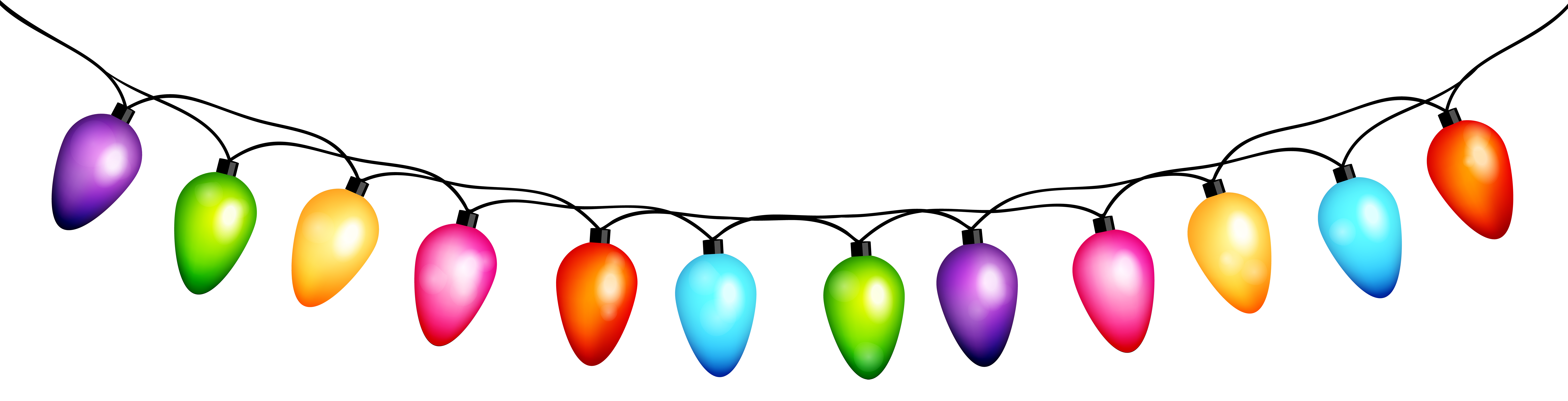 Christmas Lights Clipart Free Transparent Largest Wal - vrogue.co
