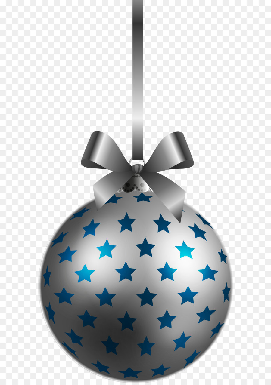 Christmas ornament Christmas decoration Christmas tree Clip art - Large Transparent BlueSilver Christmas Ball Ornament PNG Clipart png download - 1338*2624 - Free Transparent Christmas Ornament png Download.