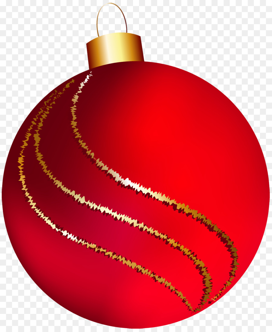 Christmas ornament Santa Claus Clip art - Transparent Christmas Gold ...