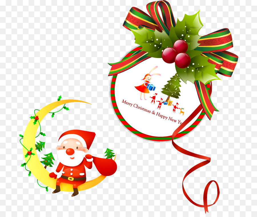 Christmas tree Santa Claus Christmas ornament Gift - Christmas PNG vector material png download - 770*750 - Free Transparent Christmas Tree png Download.