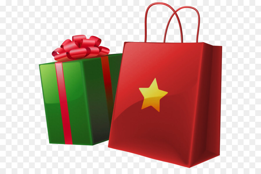 Gift Santa Claus Clip art - Transparent Christmas Gift Box and Bag png download - 2056*1857 - Free Transparent Santa Claus png Download.