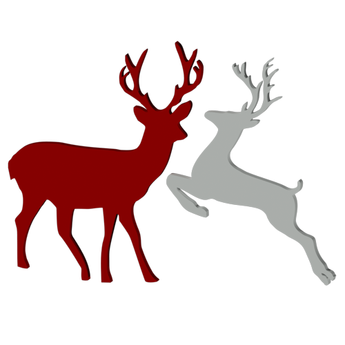 Reindeer Christmas Moose - Reindeer png download - 500*500 - Free ...