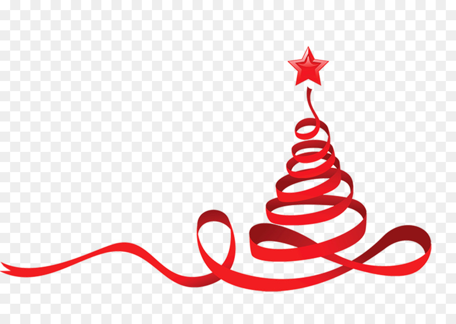 Christmas tree Ribbon Clip art - red star png download - 1326*938 - Free Transparent Christmas Tree png Download.