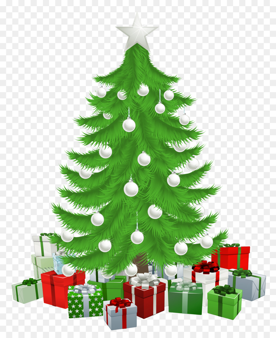 Christmas tree Gift Clip art - Christmas Cliparts Transparent png ...