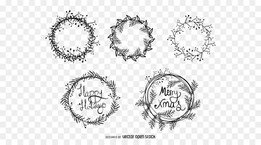 Christmas Wreath Drawing Illustration - Christmas wreath vector material png download - 1024*767 - Free Transparent Christmas  ai,png Download.