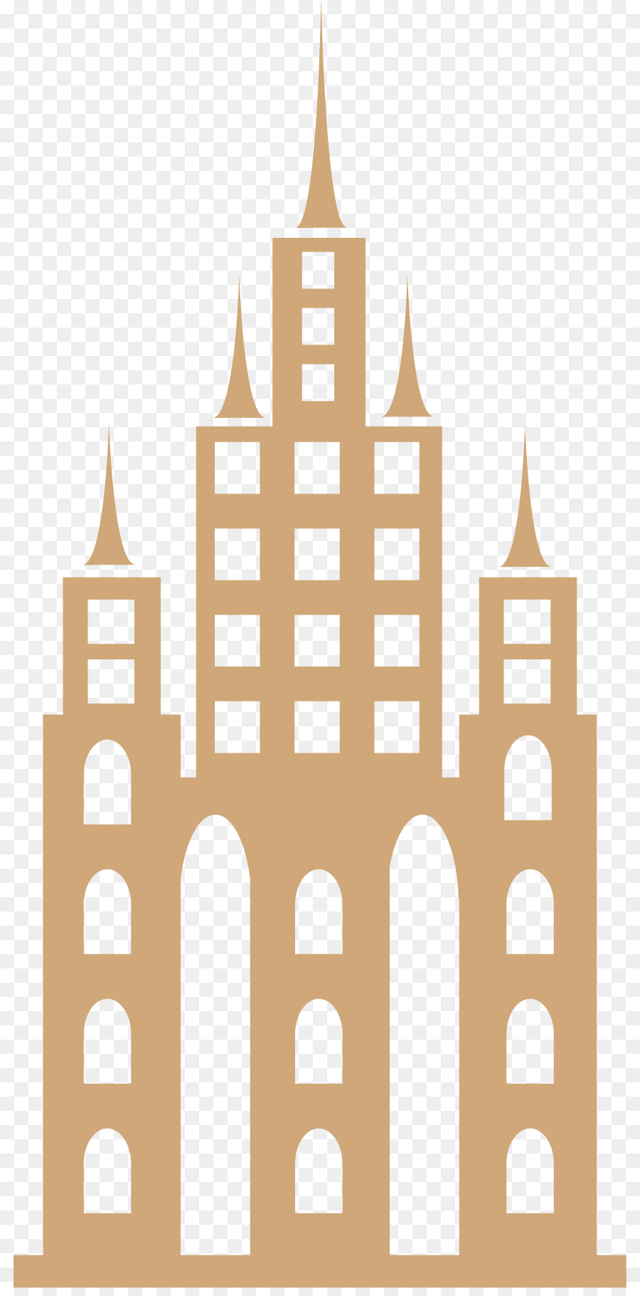 Silhouette Architecture Church - The Yellow Church png download - 862*1809 - Free Transparent Silhouette png Download.