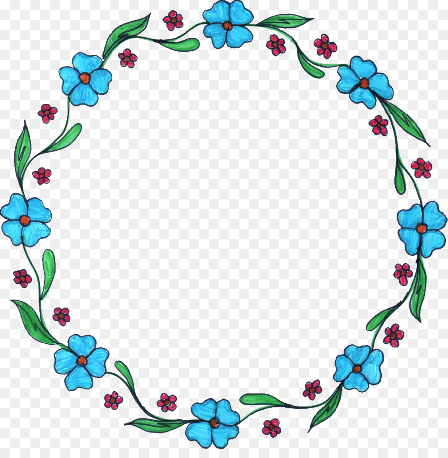 Flower Clip art - circle frame png download - 1136*1139 - Free Transparent Flower png Download.