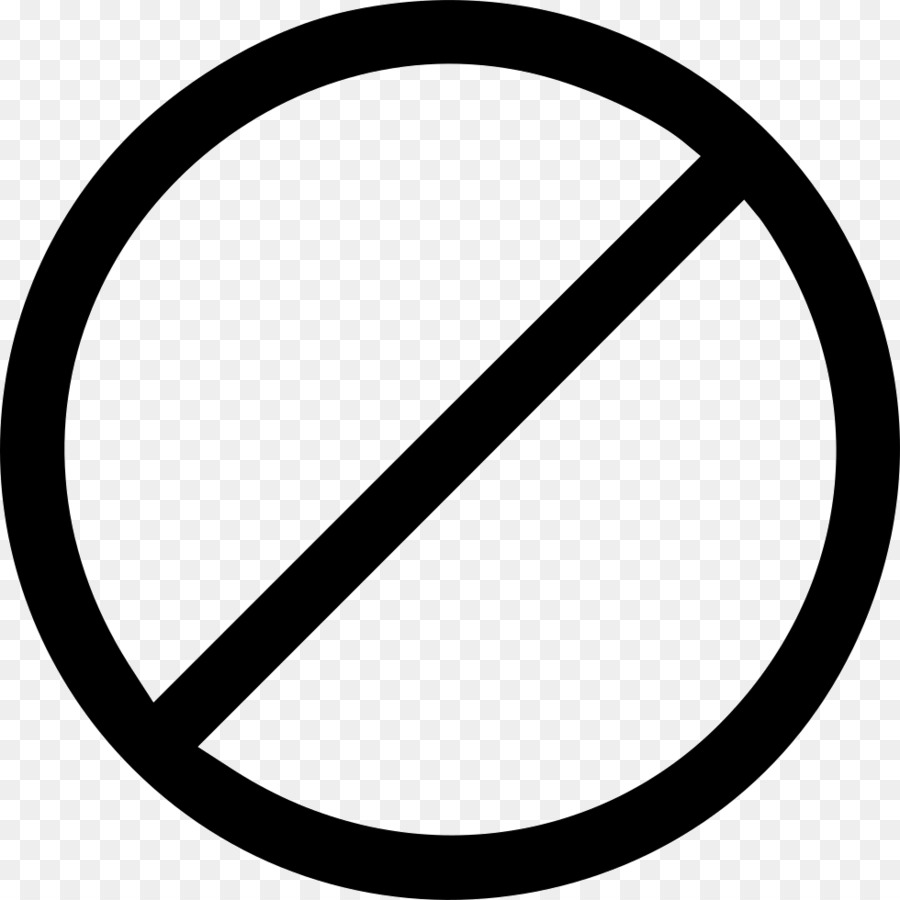 No symbol Circle Clip art - prohibited passage png download - 980*980 - Free Transparent No Symbol png Download.