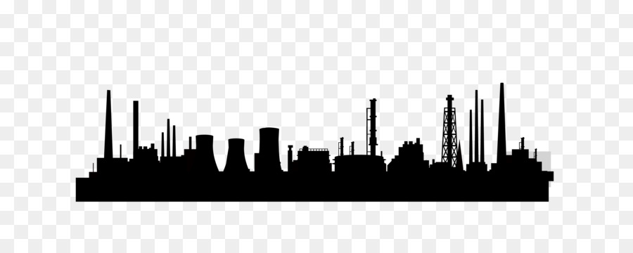 Factory Silhouette Skyline - Vector black city coal factory silhouette png download - 3994*1597 - Free Transparent Factory png Download.
