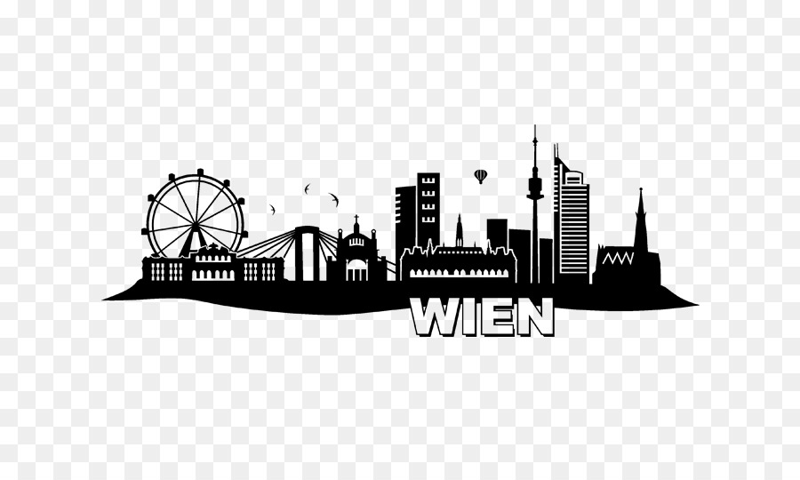 Vienna Wall decal Germany Skyline Sticker - london clipart png download - 700*525 - Free Transparent Vienna png Download.