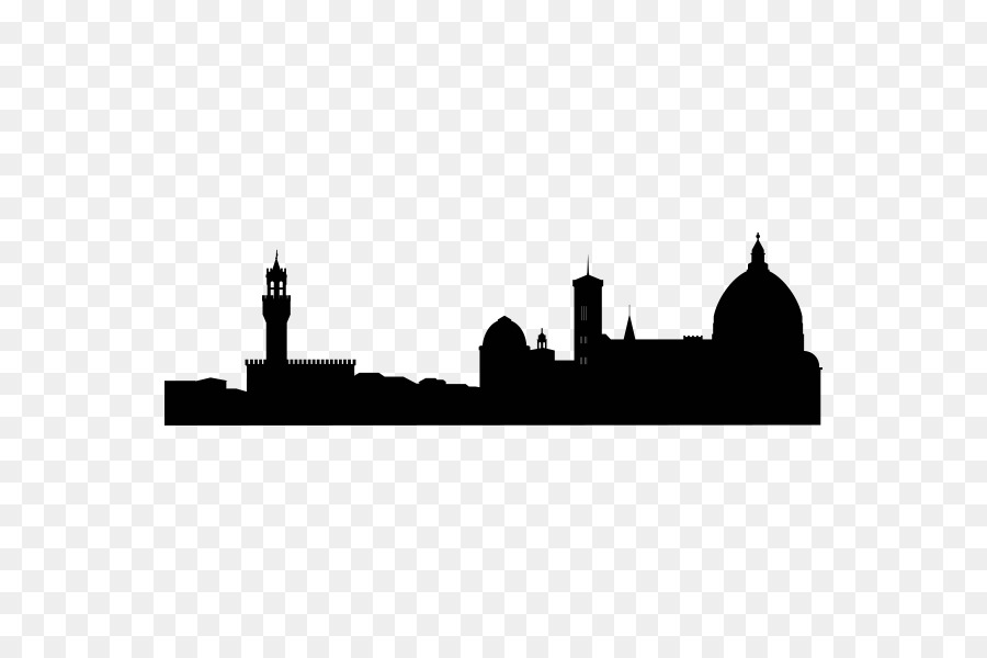 Florence Skyline Wall decal Sticker - Silhouette png download - 600*600 - Free Transparent Florence png Download.