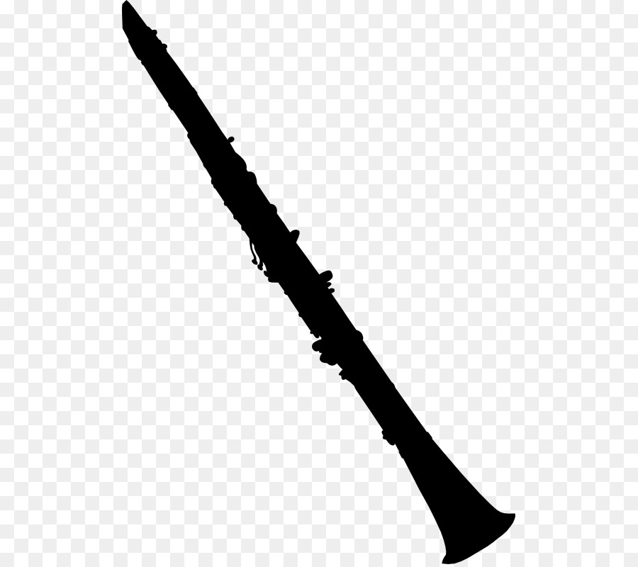 Clarinet Silhouette Musical Instruments Clip art - clarinet png download - 555*796 - Free Transparent  png Download.