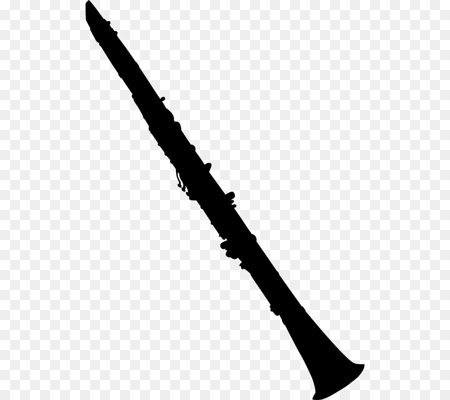 Clarinet Silhouette Musical Instruments Clip art - baquetas png download - 558*800 - Free Transparent  png Download.