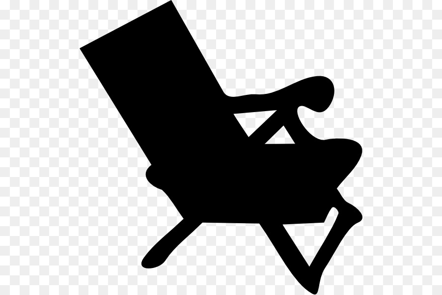 Chair Silhouette Beach Clip art - Beach Chair Clipart png download - 576*599 - Free Transparent Chair png Download.