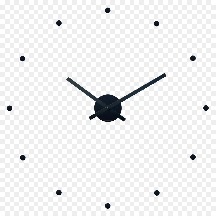 Line Point Angle - Clock Hands Transparent PNG png download - 2244*2244 - Free Transparent Line png Download.