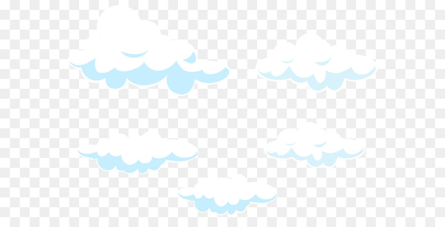 Sky Line Point Pattern - Cartoon Clouds Set Transparent PNG Clip Art Image png download - 8000*5558 - Free Transparent Desktop Wallpaper png Download.
