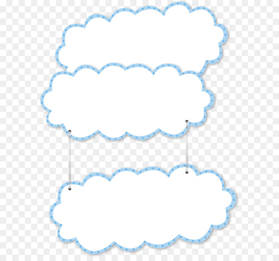 Page layout Wallpaper - Blue border cartoon clouds png download - 2423*3095 - Free Transparent Cloud png Download.