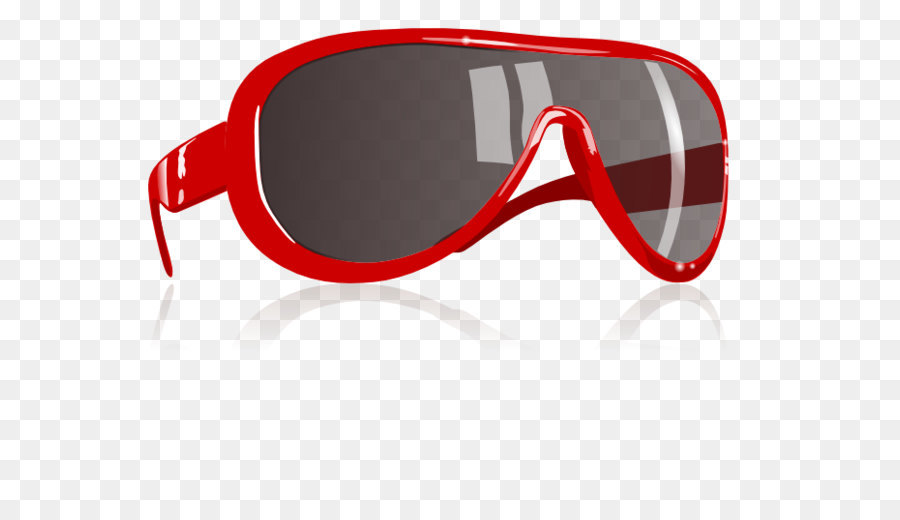 Aviator sunglasses Ray-Ban Wayfarer Clip art - Red Sunglasses PNG Clipart Image png download - 672*517 - Free Transparent Sunglasses png Download.