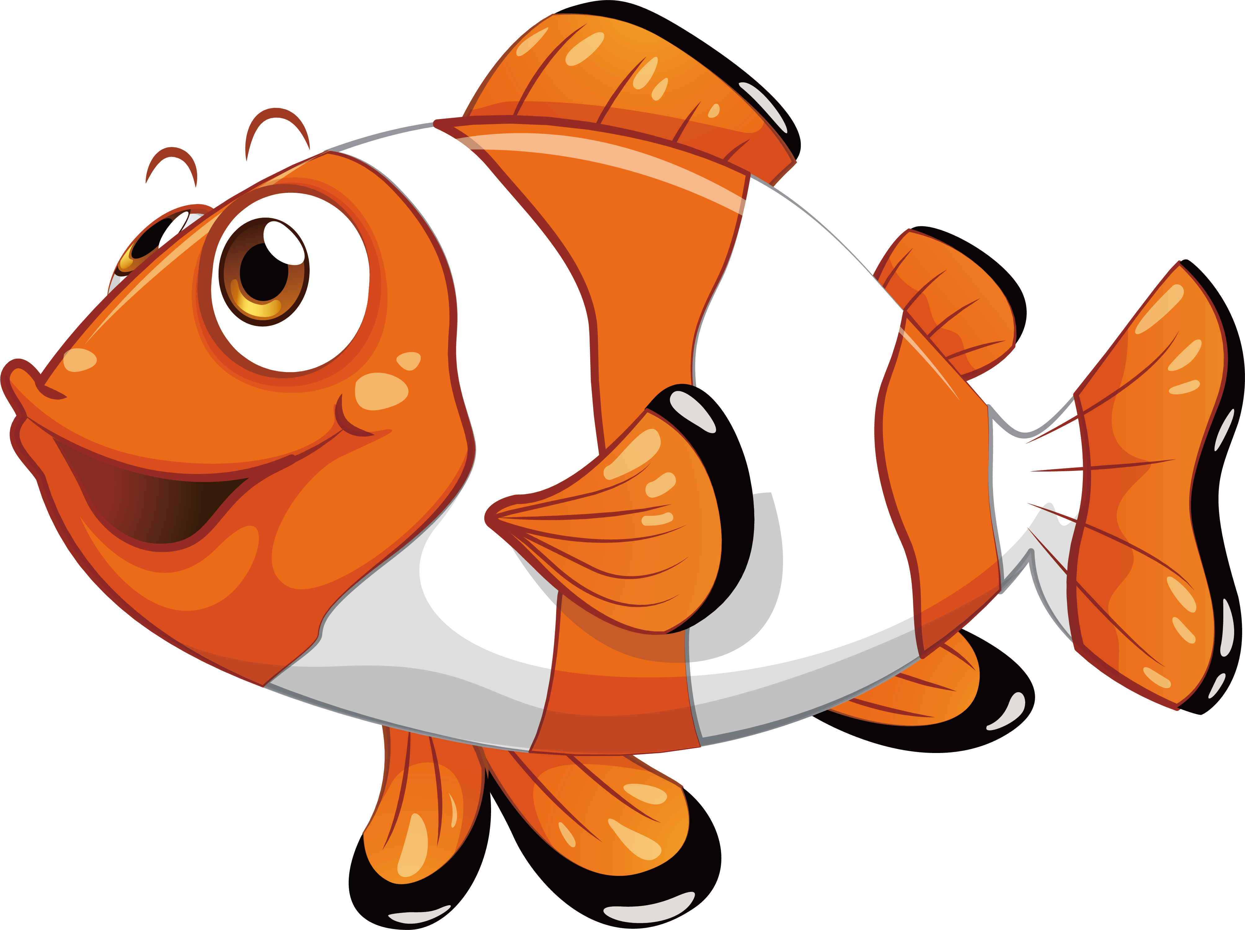Royalty-free Fish Clip art - Striped clown fish png download - 4016* ...