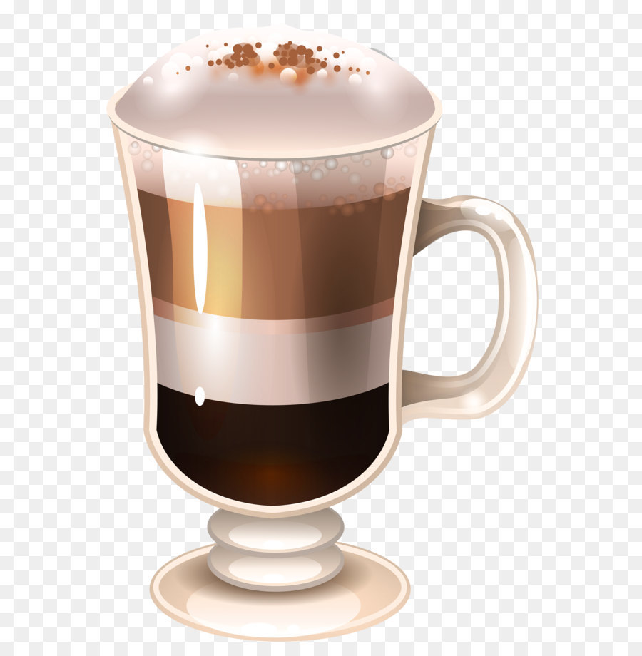 Latte macchiato Irish coffee Cappuccino - Coffee Drink PNG Clipart Image png download - 2500*3515 - Free Transparent Coffee png Download.