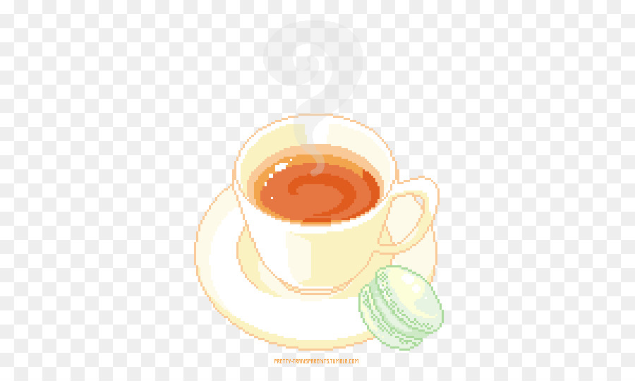 Bubble tea Pixel art Macaron - tea time png download - 500*533 - Free Transparent Tea png Download.