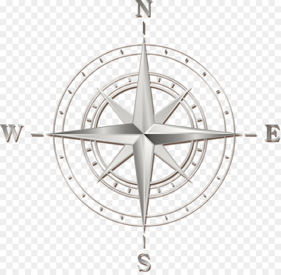 Compass - Silver luxury compass png download - 1200*1162 - Free Transparent Compass png Download.