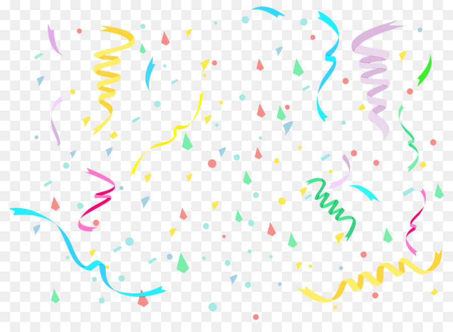 Confetti Portable Network Graphics Clip art Serpentine streamer Party -  png download - 3000*2162 - Free Transparent Confetti png Download.
