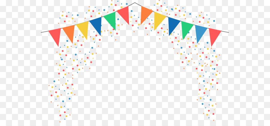 Confetti Stock photography Bunting Party Flag - Confetti png download - 627*408 - Free Transparent Confetti png Download.