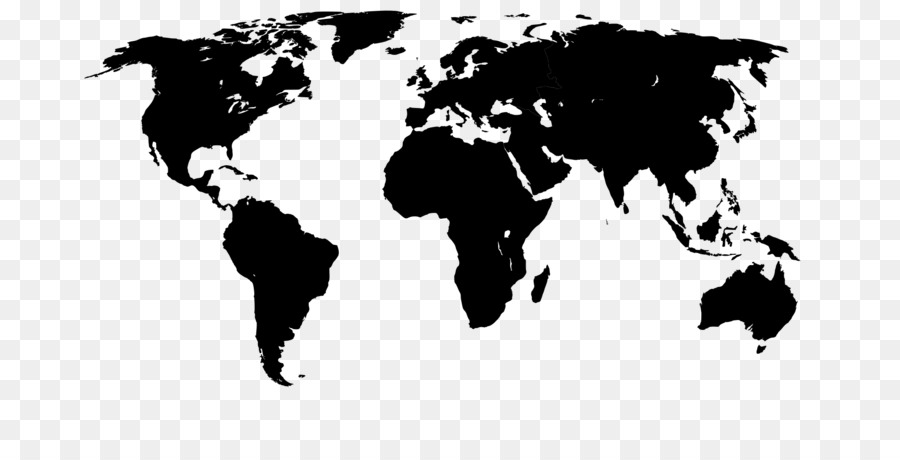 World map Clip art - mapblackandwhite png download - 2000*1022 - Free Transparent World png Download.